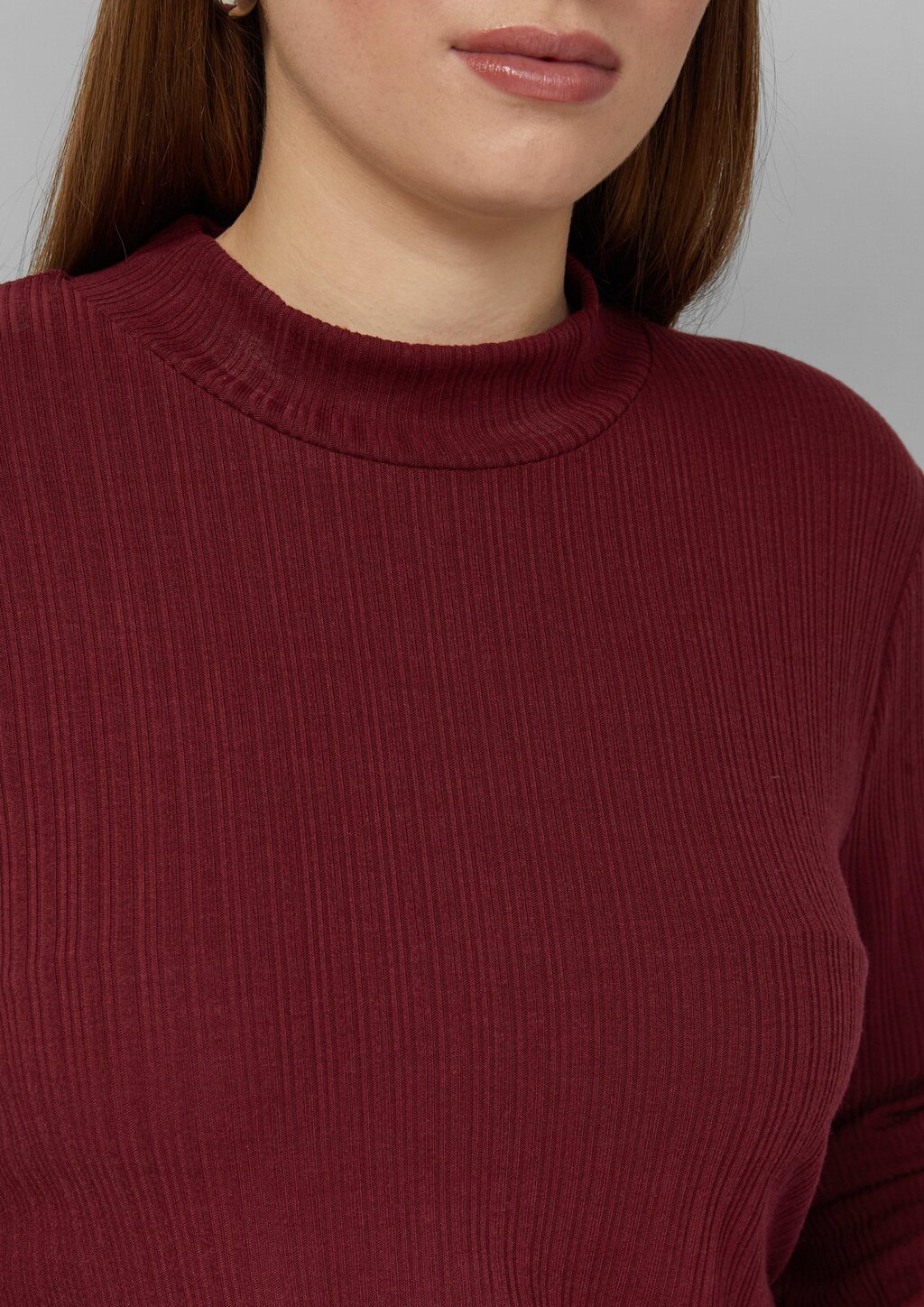 Geripptes Langarmshirt