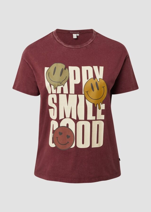 Gewaschenes Printshirt