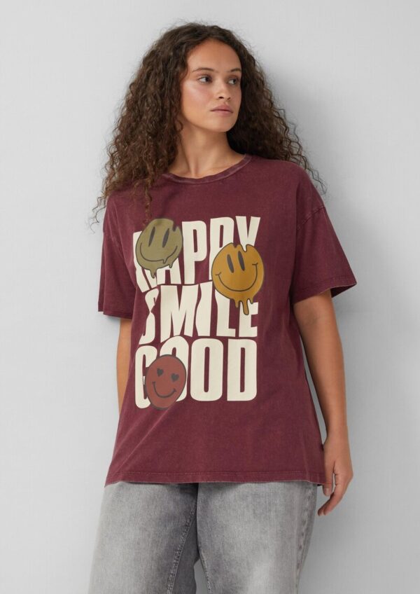 Gewaschenes Printshirt