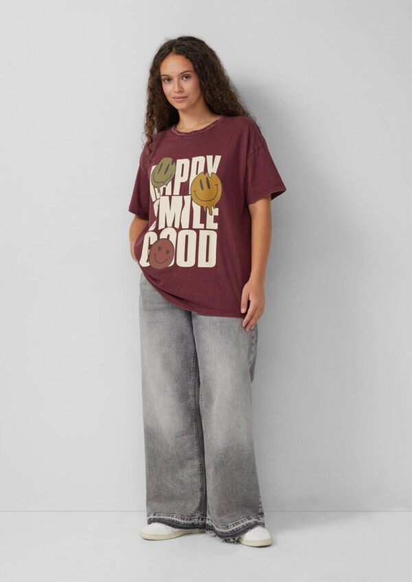 Gewaschenes Printshirt