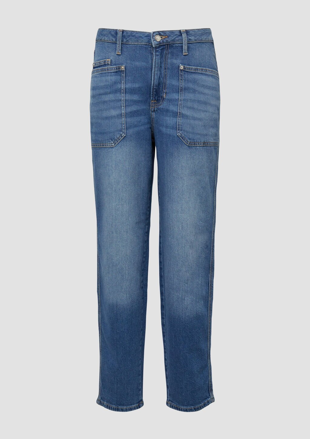 Ankle-Jeans Mom / Regular Fit / High Rise / Tapered Leg