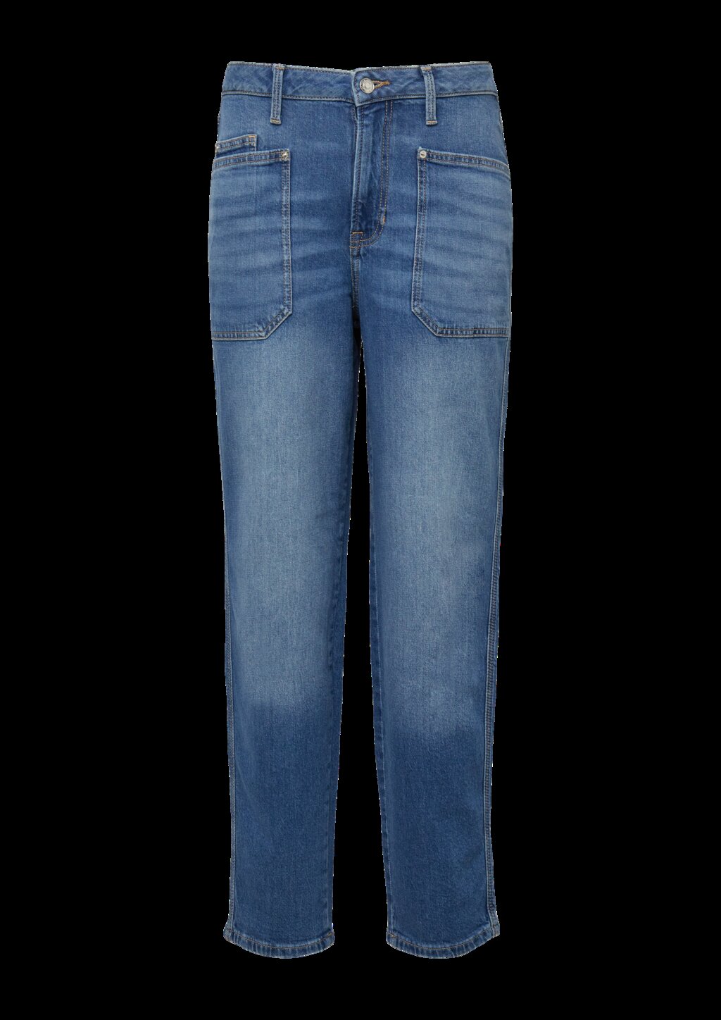 Ankle-Jeans Mom / Regular Fit / High Rise / Tapered Leg