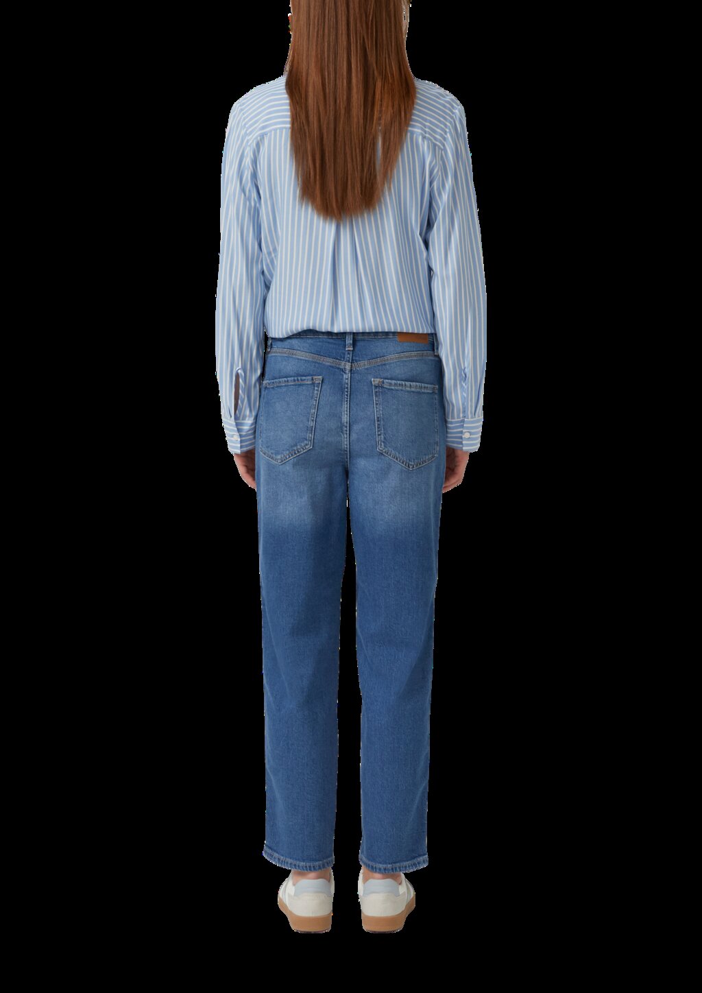 Ankle-Jeans Mom / Regular Fit / High Rise / Tapered Leg