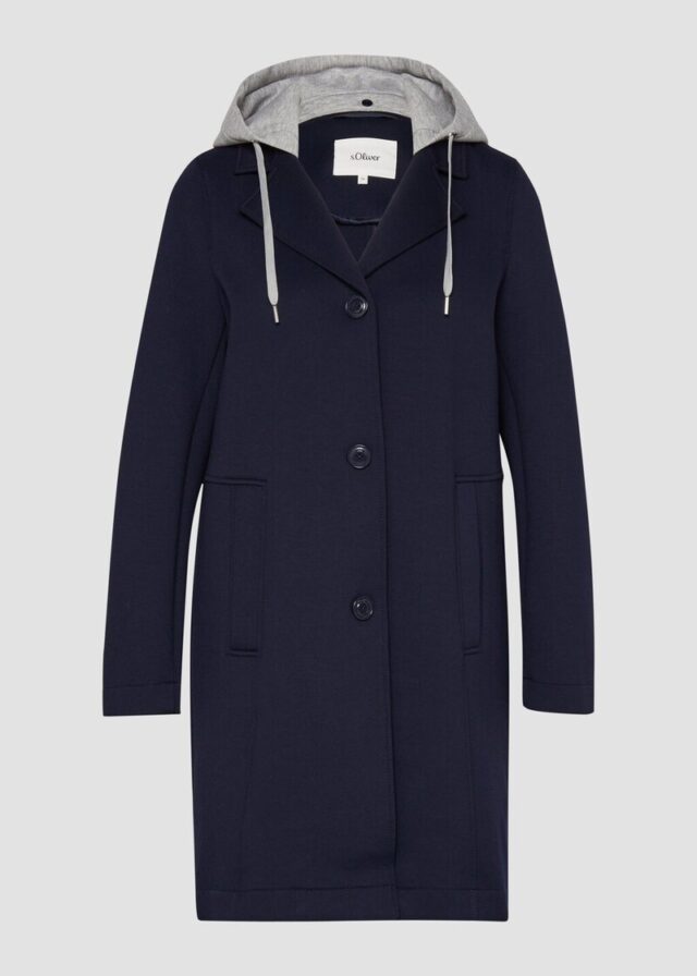 Scuba-Mantel mit abnehmbarer Kapuze