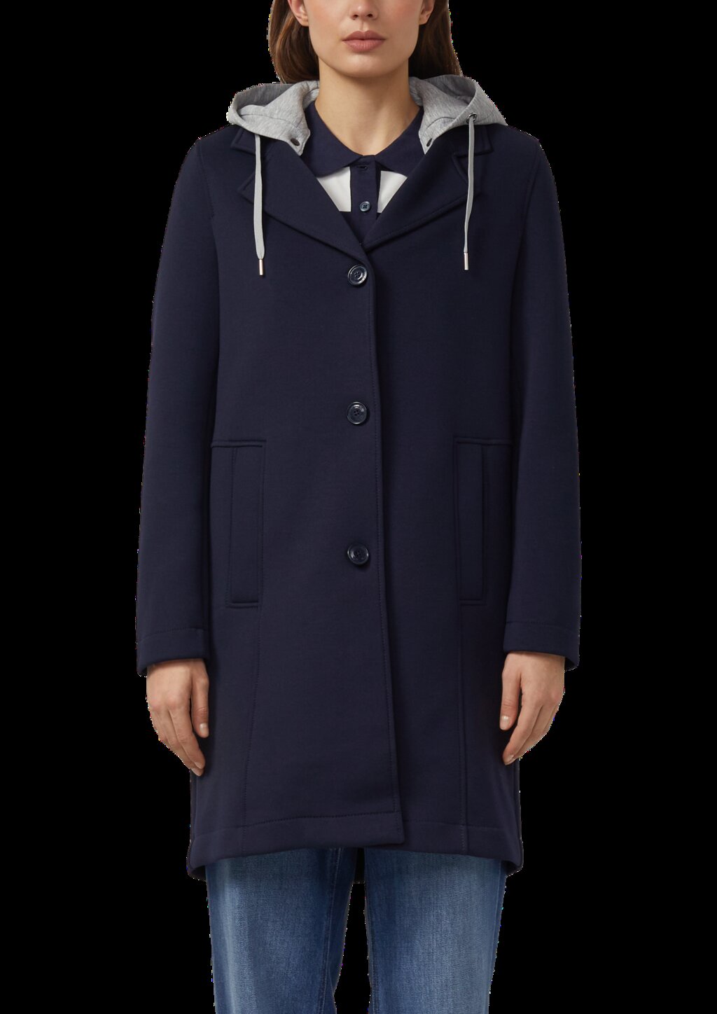 Scuba-Mantel mit abnehmbarer Kapuze