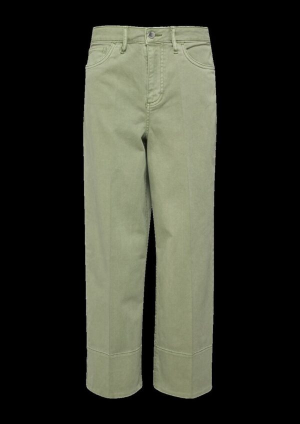 Culotte-Jeans / Regular Fit / High Rise / Wide Leg / Bügelfalten