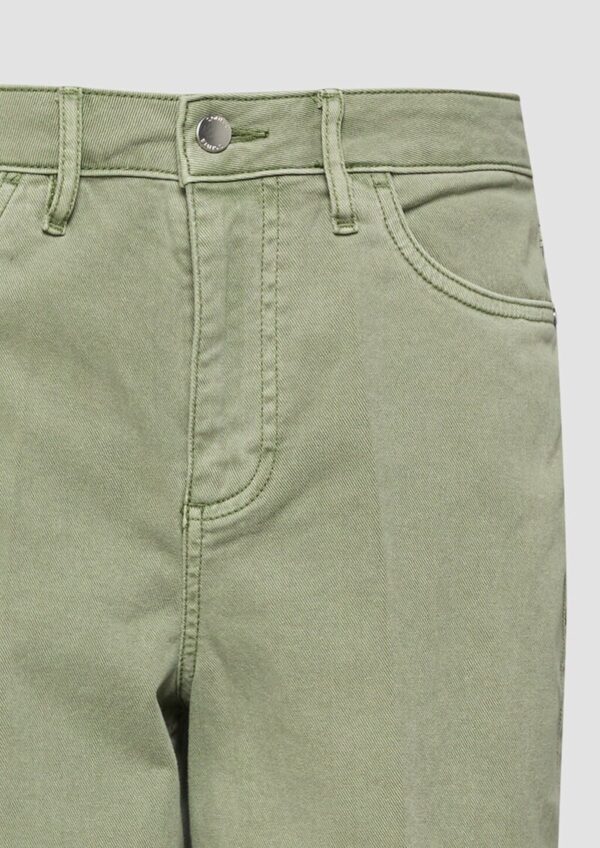 Culotte-Jeans / Regular Fit / High Rise / Wide Leg / Bügelfalten