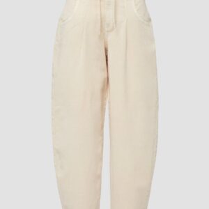 Ankle-Hose mit Garment Dye und Durchzugkordel