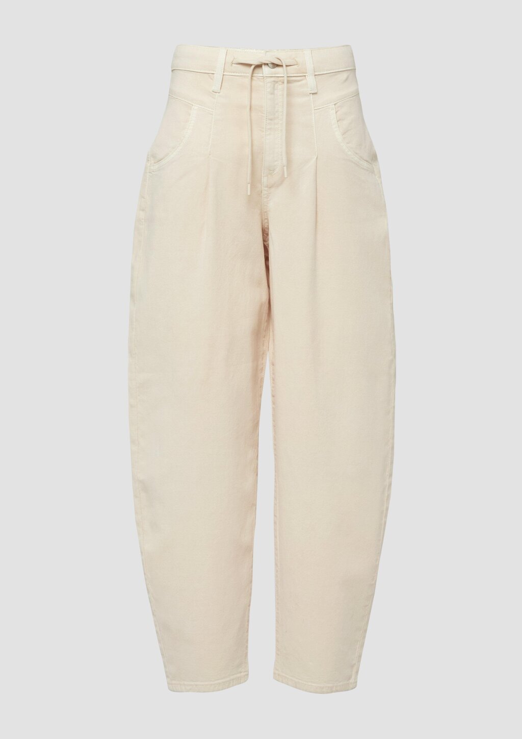 Ankle-Hose mit Garment Dye und Durchzugkordel