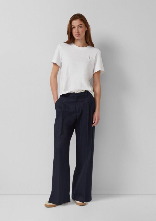 Twill-Hose mit Extra Wide Leg