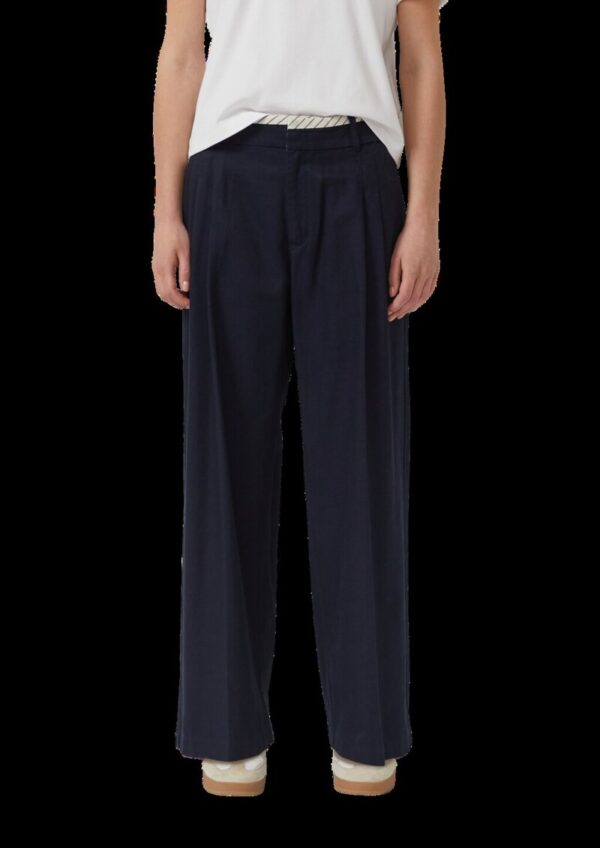 Twill-Hose mit Extra Wide Leg