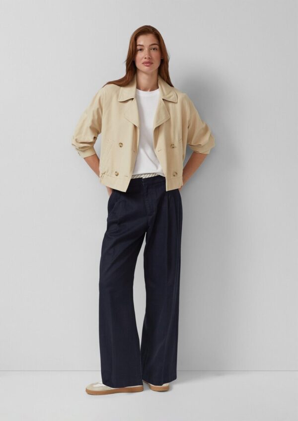 Twill-Hose mit Extra Wide Leg