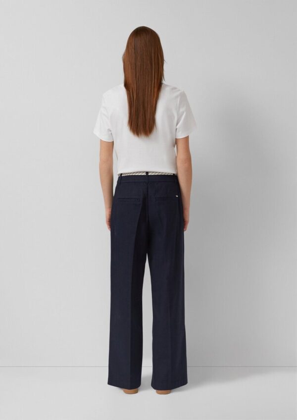 Twill-Hose mit Extra Wide Leg