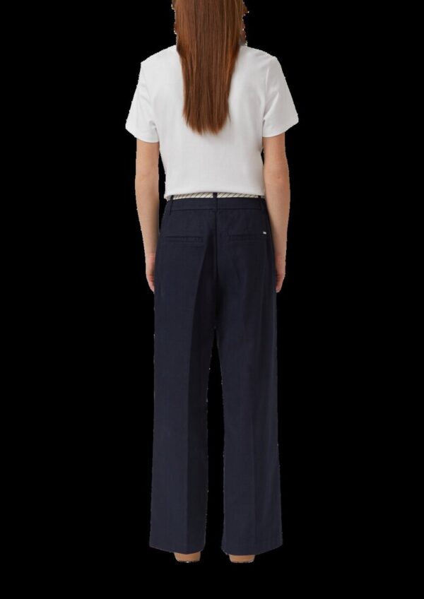 Twill-Hose mit Extra Wide Leg