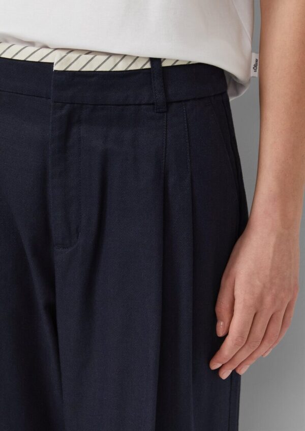 Twill-Hose mit Extra Wide Leg