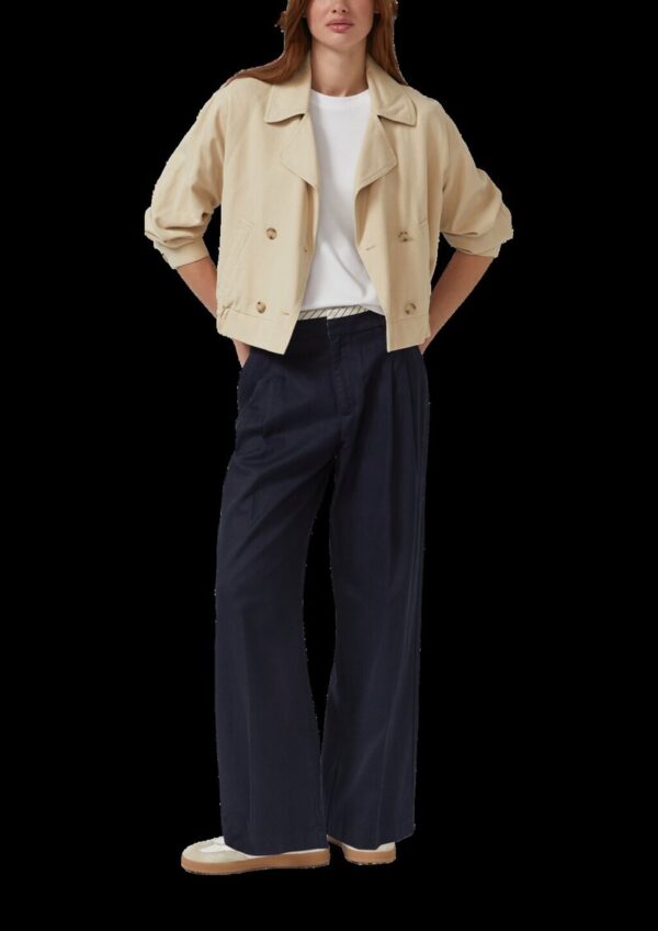 Twill-Hose mit Extra Wide Leg