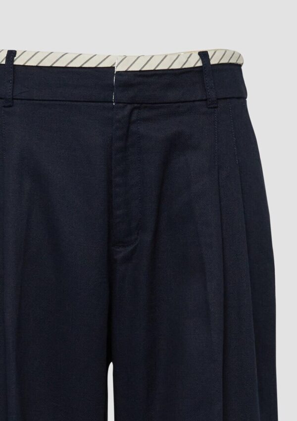 Twill-Hose mit Extra Wide Leg