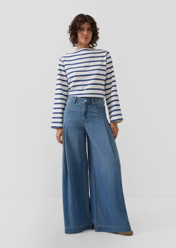 Jeans / Regular Fit / High Rise / Extra Wide Leg / Lyocellmix