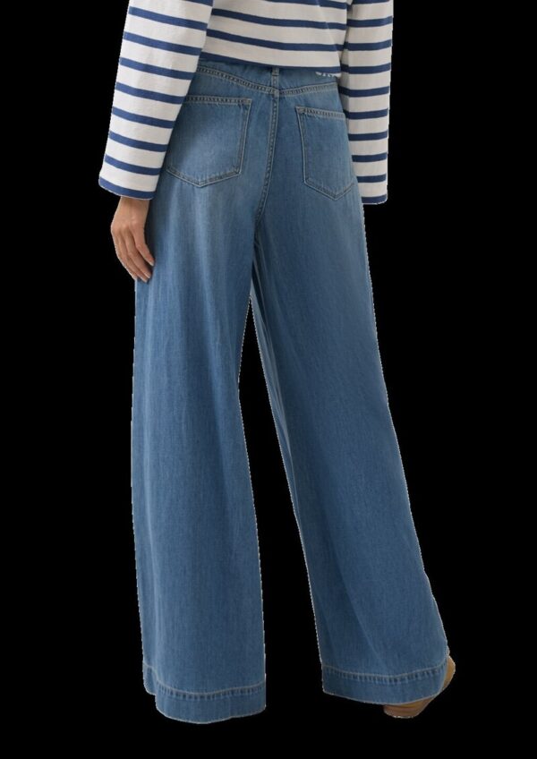 Jeans / Regular Fit / High Rise / Extra Wide Leg / Lyocellmix