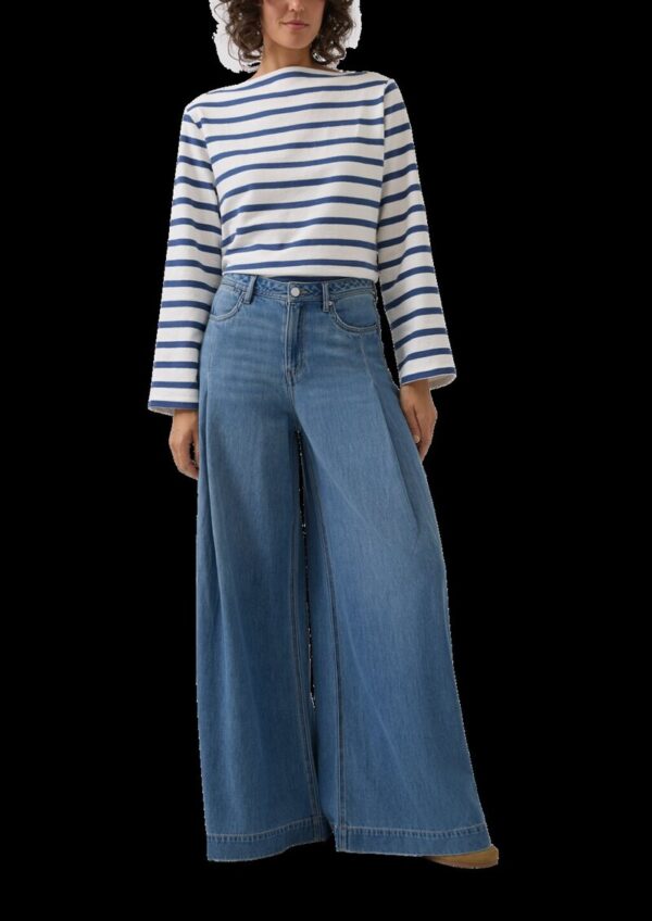 Jeans / Regular Fit / High Rise / Extra Wide Leg / Lyocellmix