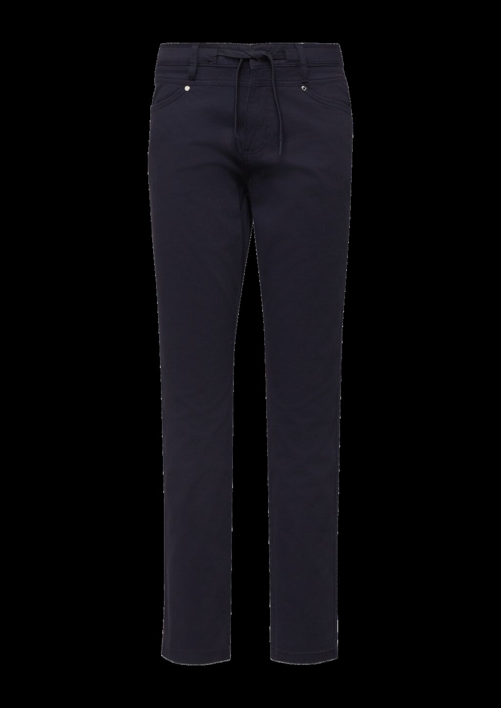 Slim Fit-Hose aus Baumwollsatin