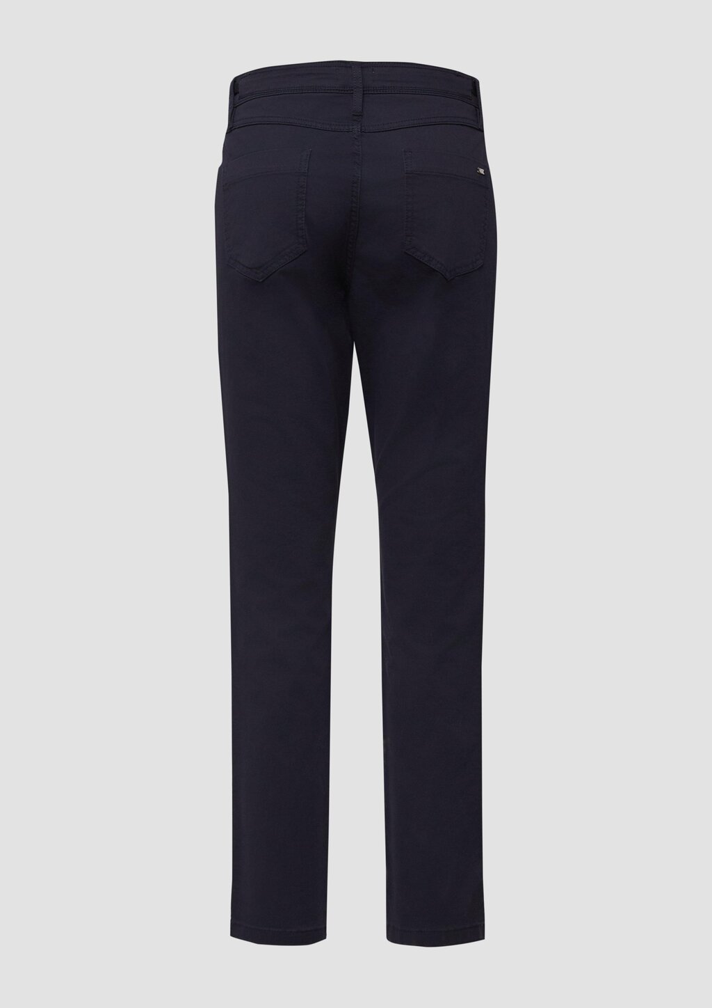 Slim Fit-Hose aus Baumwollsatin