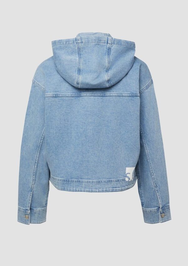 Denim-Jacke mit Kapuze im Relaxed Fit