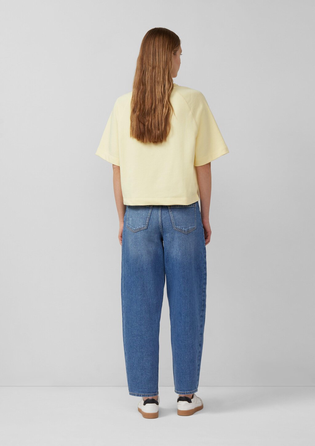 Sweatshirt im Relaxed Fit mit weichem Baumwollmix