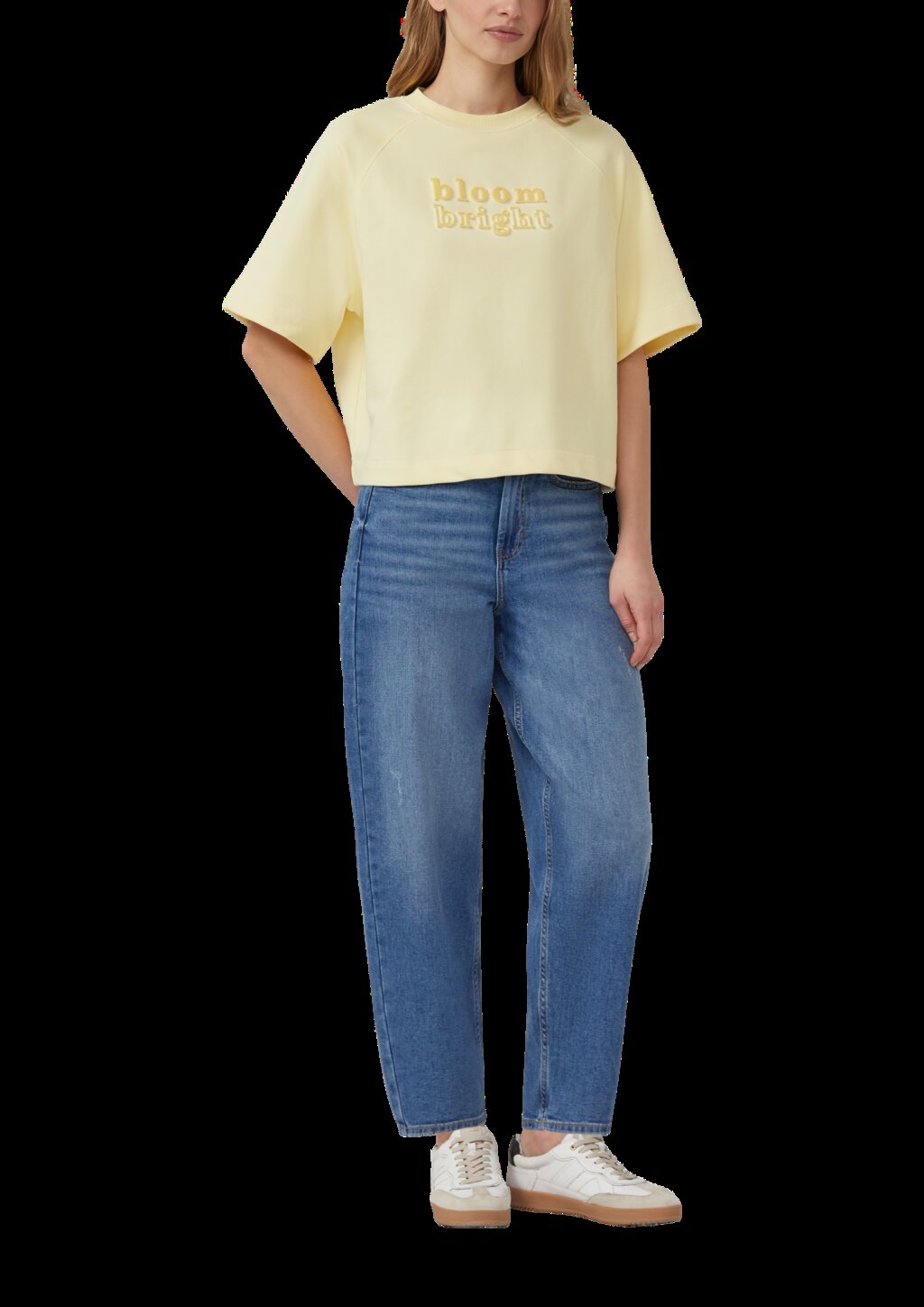 Sweatshirt im Relaxed Fit mit weichem Baumwollmix