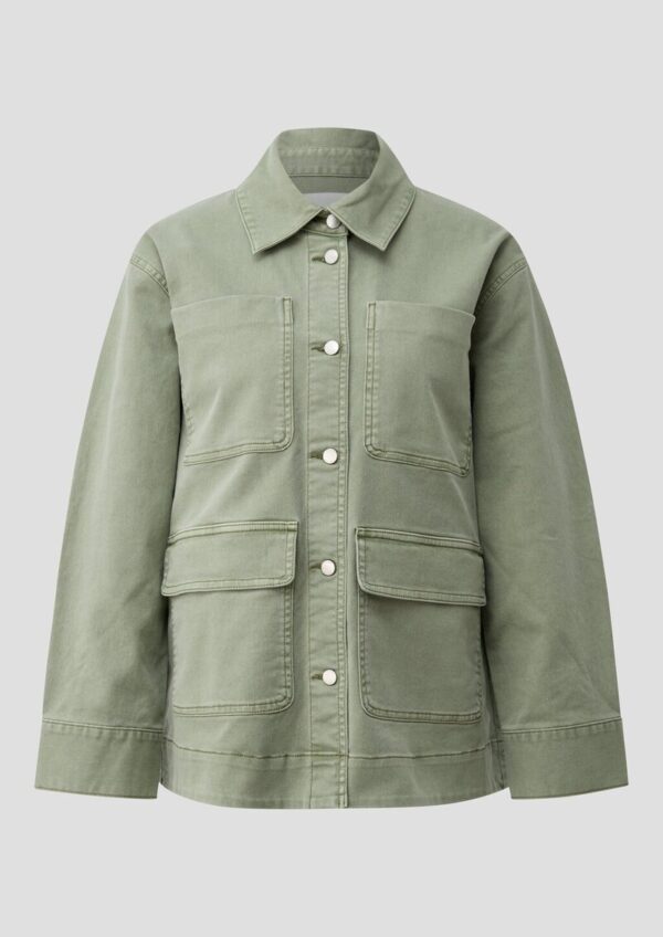 Overshirt aus Twill im Relaxed Fit