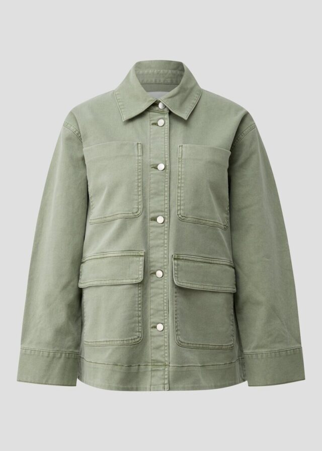 Overshirt aus Twill im Relaxed Fit