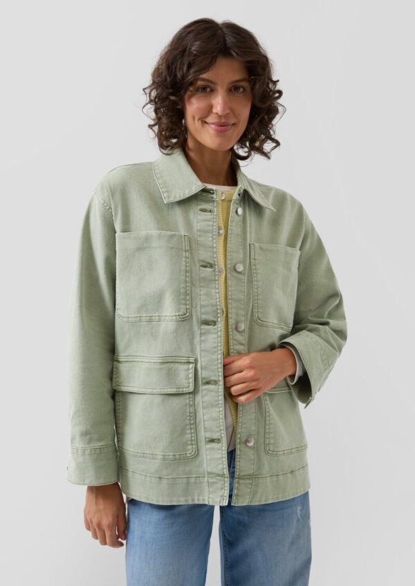 Overshirt aus Twill im Relaxed Fit