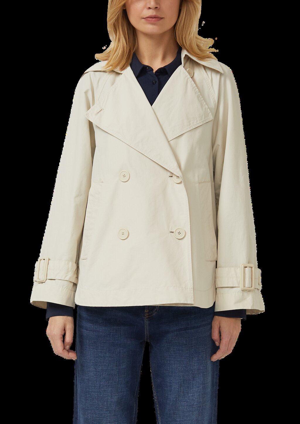 Cabanjacke im Relaxed Fit mit abgerundetem Saum