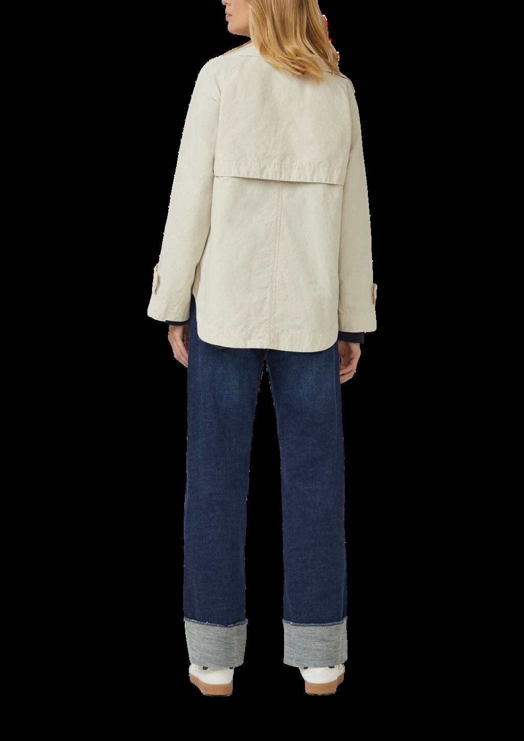 Cabanjacke im Relaxed Fit mit abgerundetem Saum