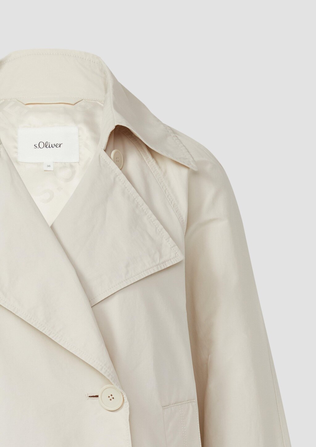 Cabanjacke im Relaxed Fit mit abgerundetem Saum