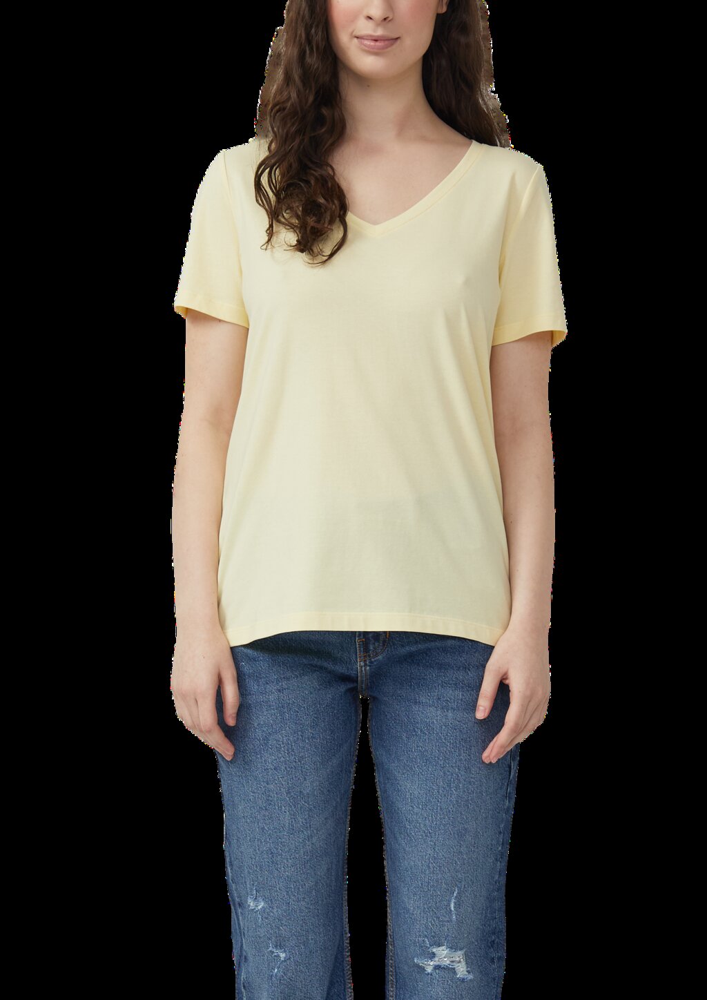 T-Shirt mit V-Ausschnitt