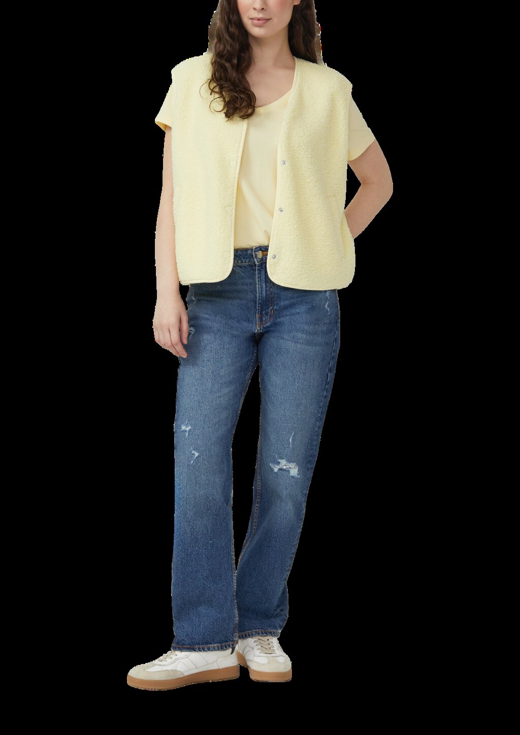 T-Shirt mit V-Ausschnitt