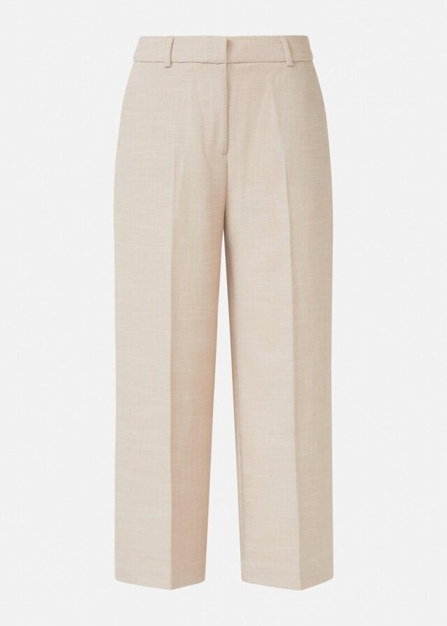 Strukturierte Culotte mit Eingrifftaschen