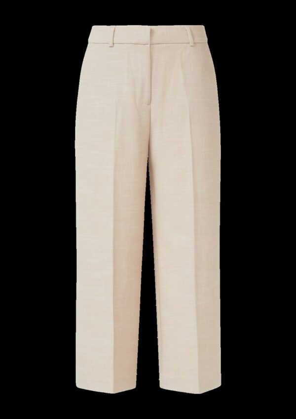 Strukturierte Culotte mit Eingrifftaschen