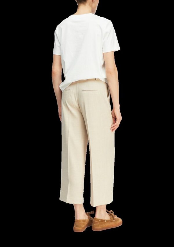 Strukturierte Culotte mit Eingrifftaschen