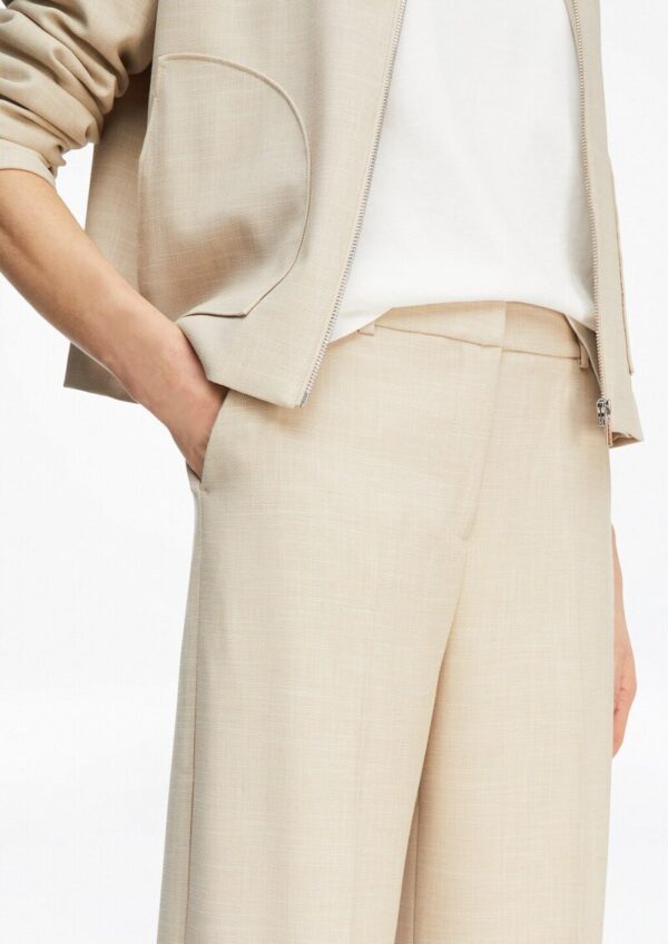 Strukturierte Culotte mit Eingrifftaschen