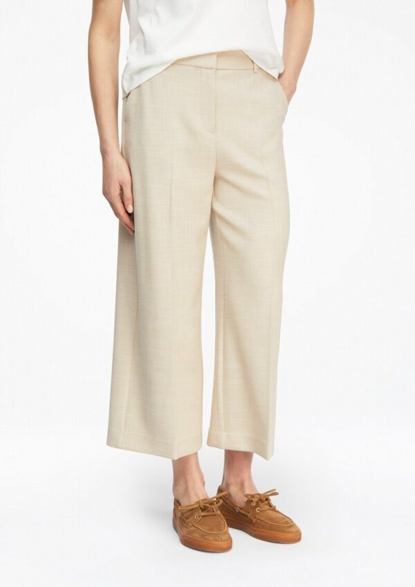 Strukturierte Culotte mit Eingrifftaschen