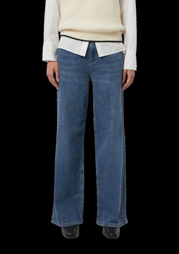 Elastische Wide Leg Jeans