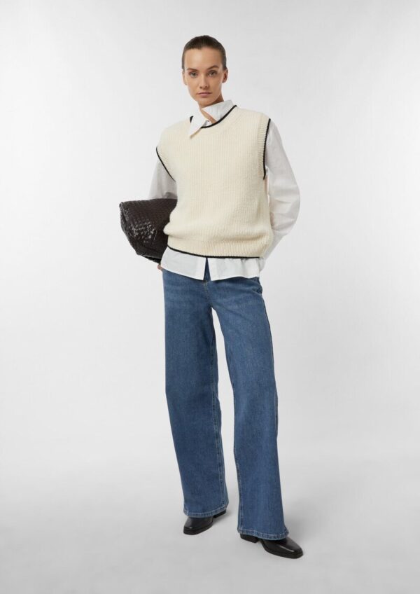 Elastische Wide Leg Jeans