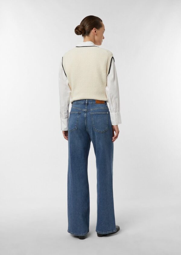 Elastische Wide Leg Jeans