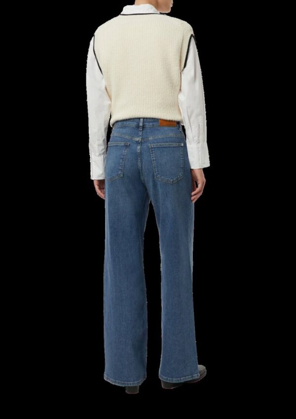 Elastische Wide Leg Jeans