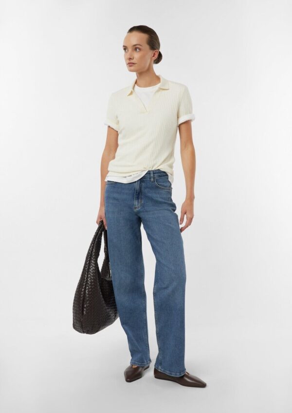 Elastische Straight Leg Jeans