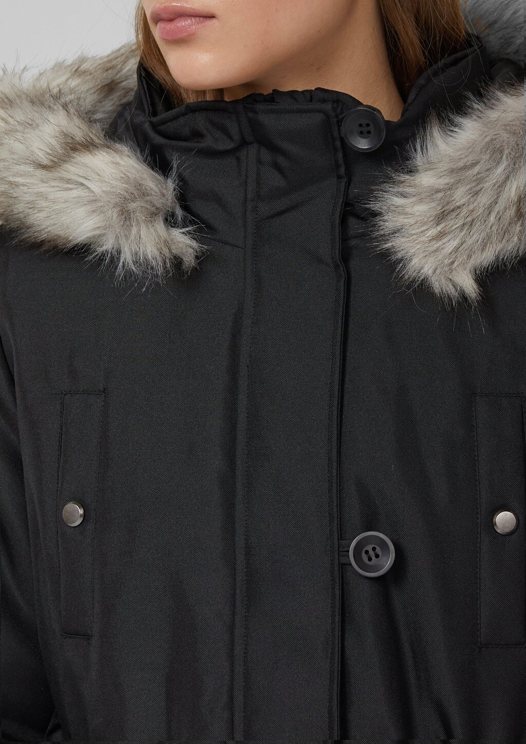 Parka mit Tunnelzug und Kapuze