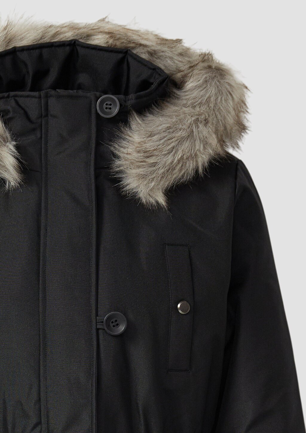 Parka mit Tunnelzug und Kapuze