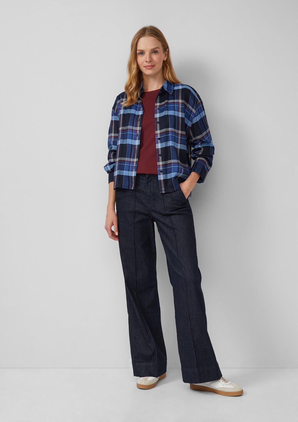 T-Shirt aus Baumwolle im Slim Fit